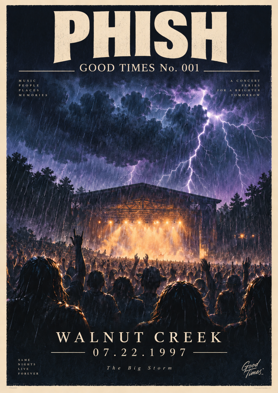 The Big Storm at Walnut Creek in Raleigh, North Carolina — Good Times Number 001